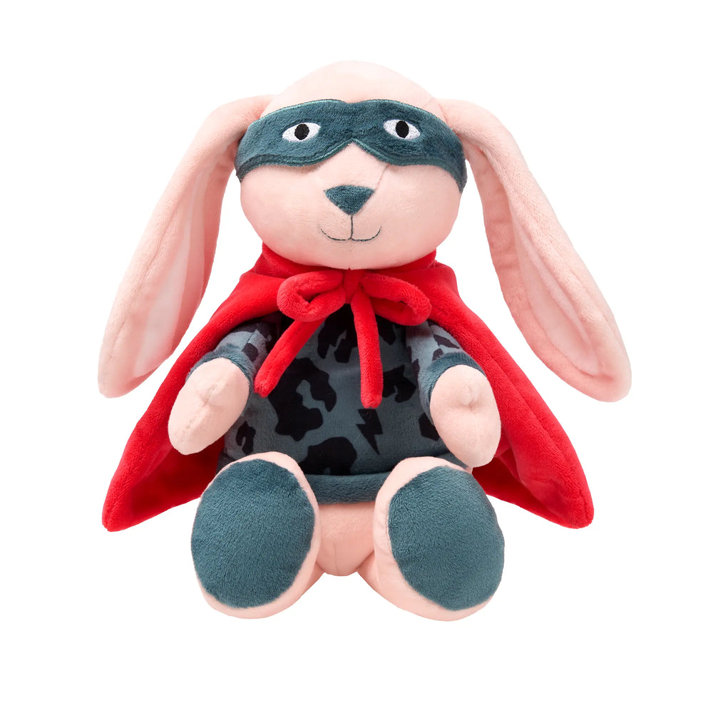 Charity Superhero Sleep Buddy Bunny Scamp & Dude