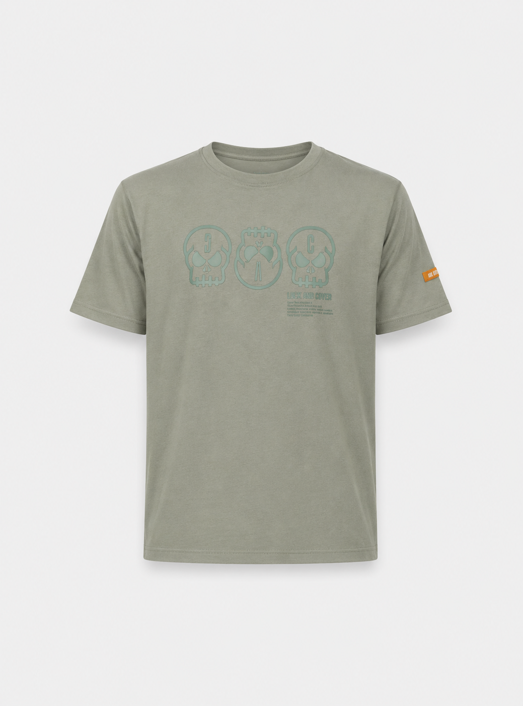 Deltamans T-Shirt Dark Olive Duck and Cover