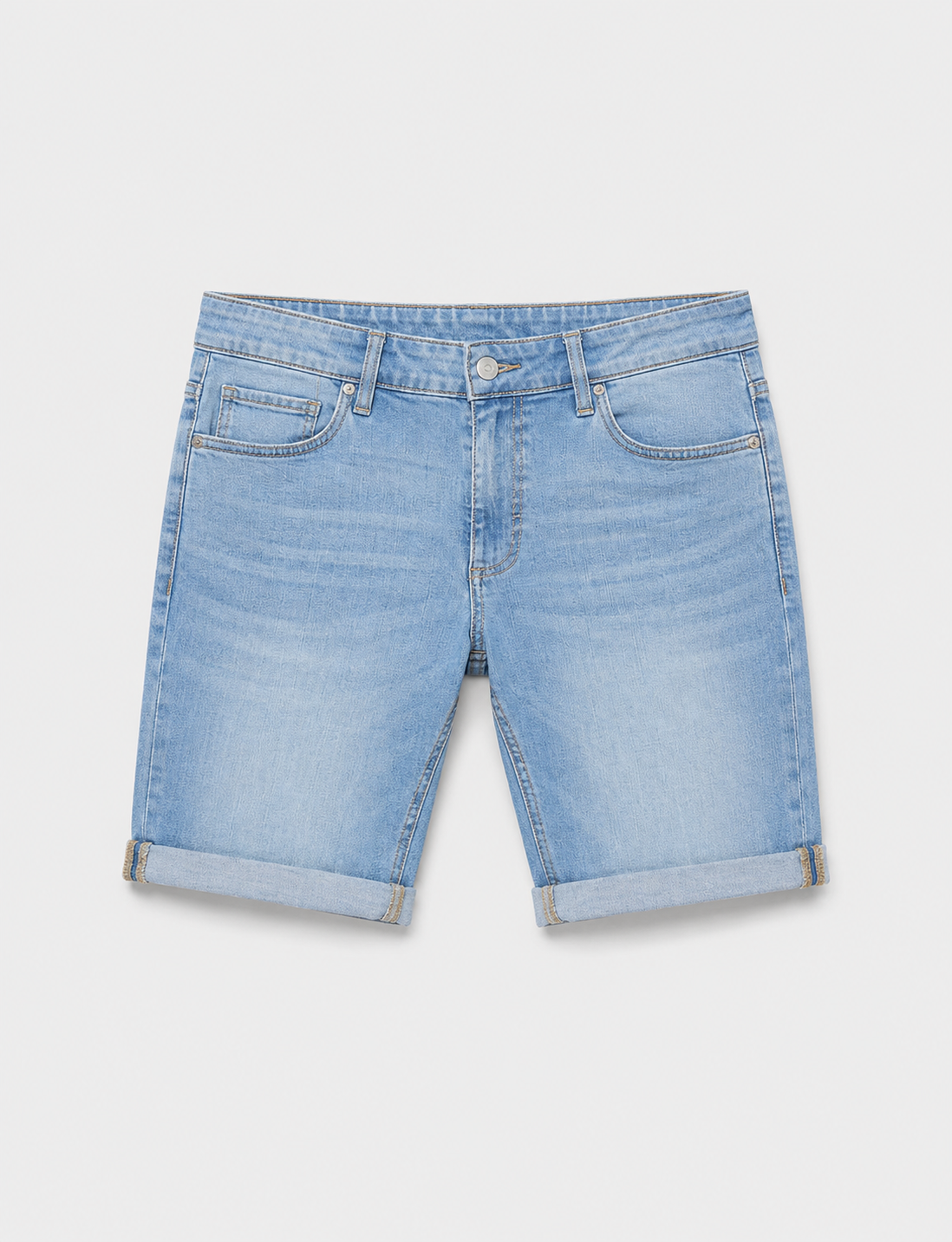 Zeki Shorts Light Wash Duck and Cover