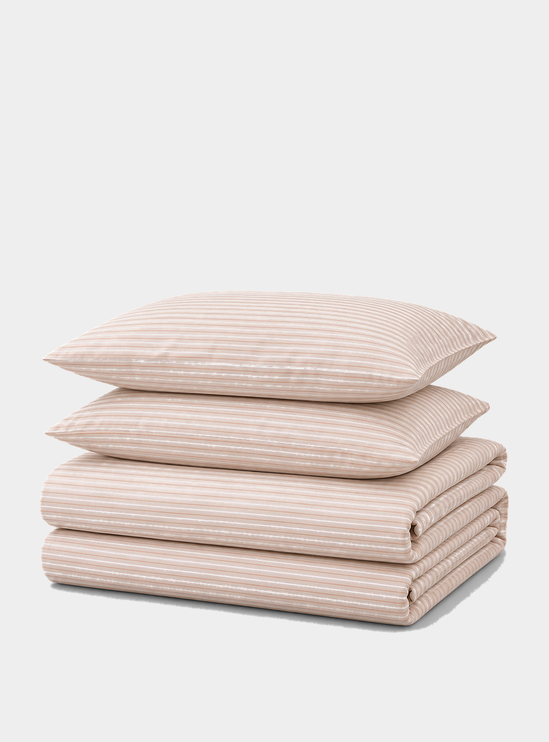 Duncan Apricot Cotton Bet Set Dormitory
