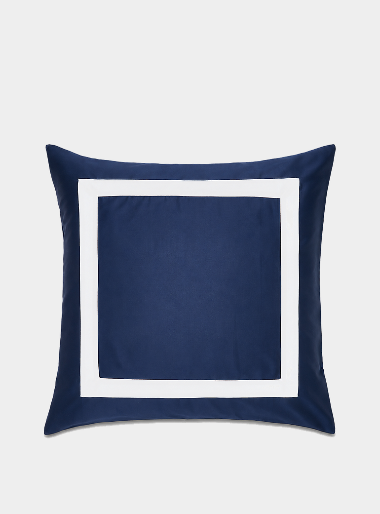 Windsor Square Pillow Sham Navy Dormitory