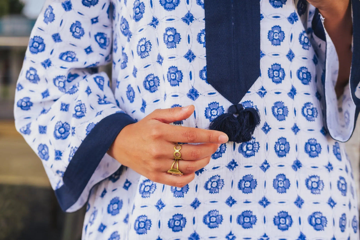 Chaya Waffle Cotton Tunic Naree Clothing