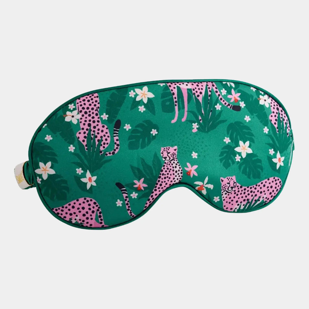 Cheetah Satin Sleep Mask SMUG