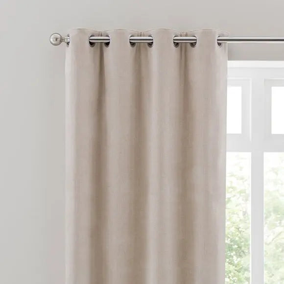 Chenille Ultra Blackout Eyelet Curtains Dunelm