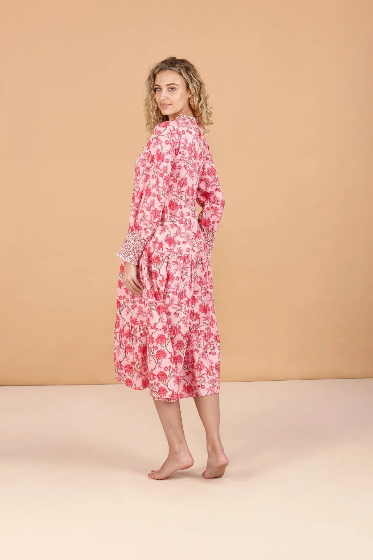 Cherry Blossom Cotton Dress inara