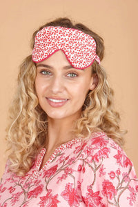 Cherry Blossom Cotton Sleep Mask inara