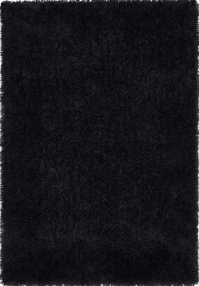 Chicago Black Shaggy Rug The Rugs