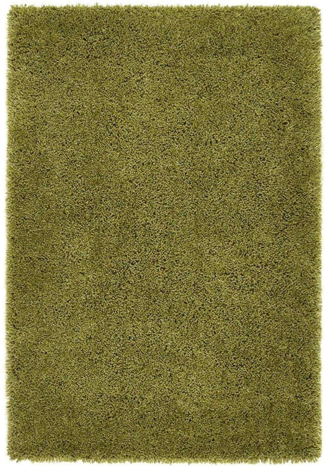 Chicago Olive Green Shaggy Rug The Rugs
