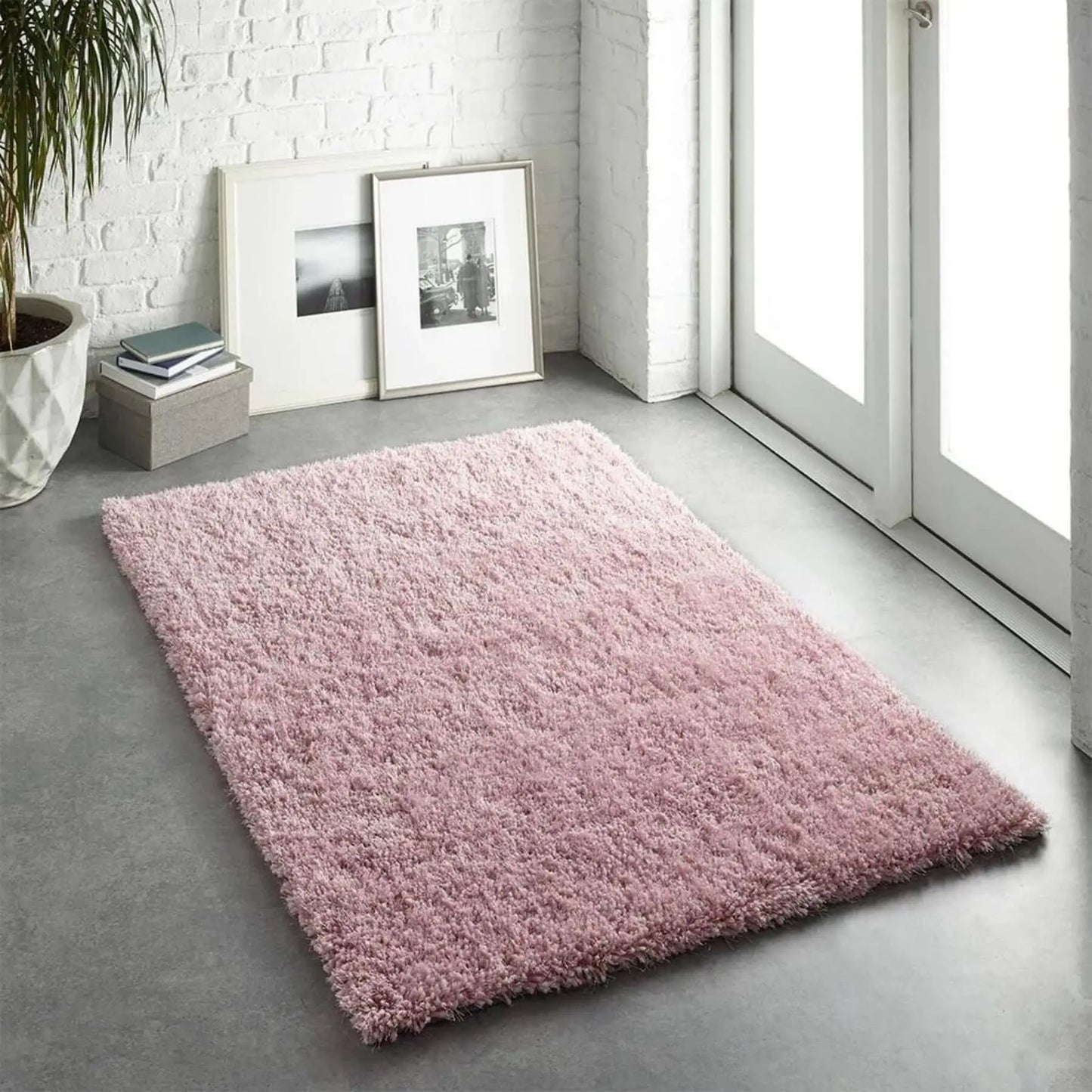 Chicago Pink Shaggy Rug The Rugs