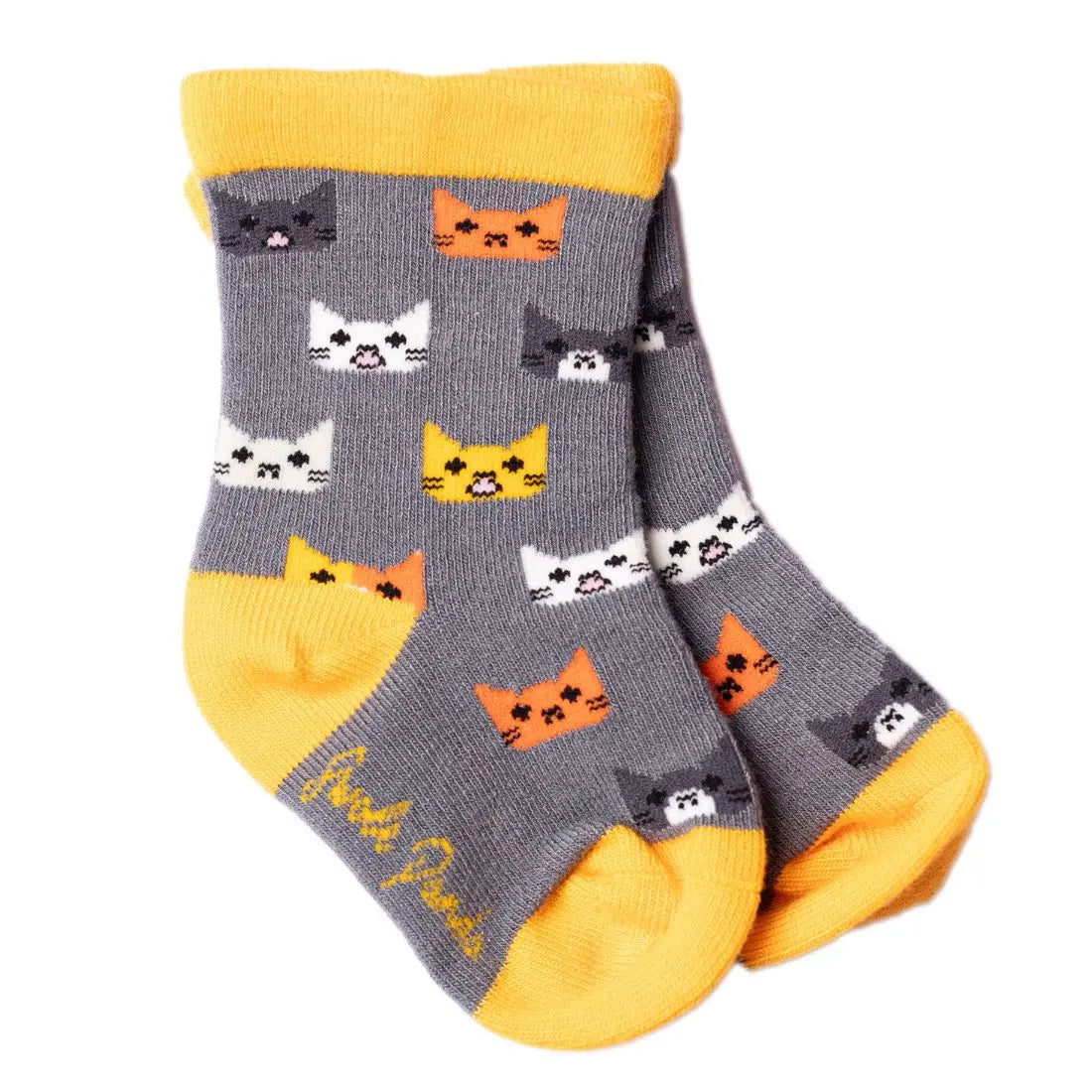 Children's Cat Bamboo Socks Swole Panda