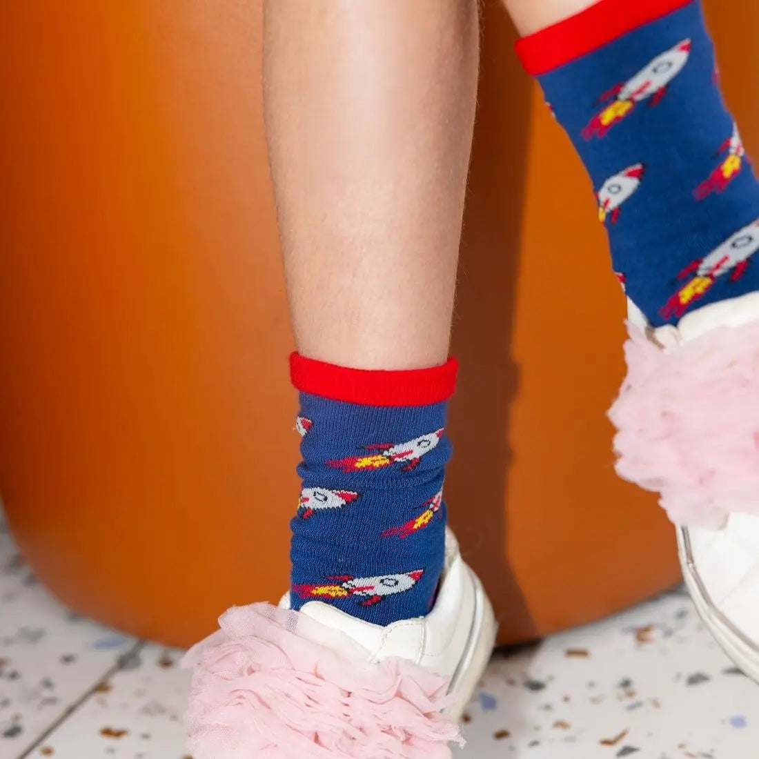 Children's Rocket Bamboo Socks Swole Panda