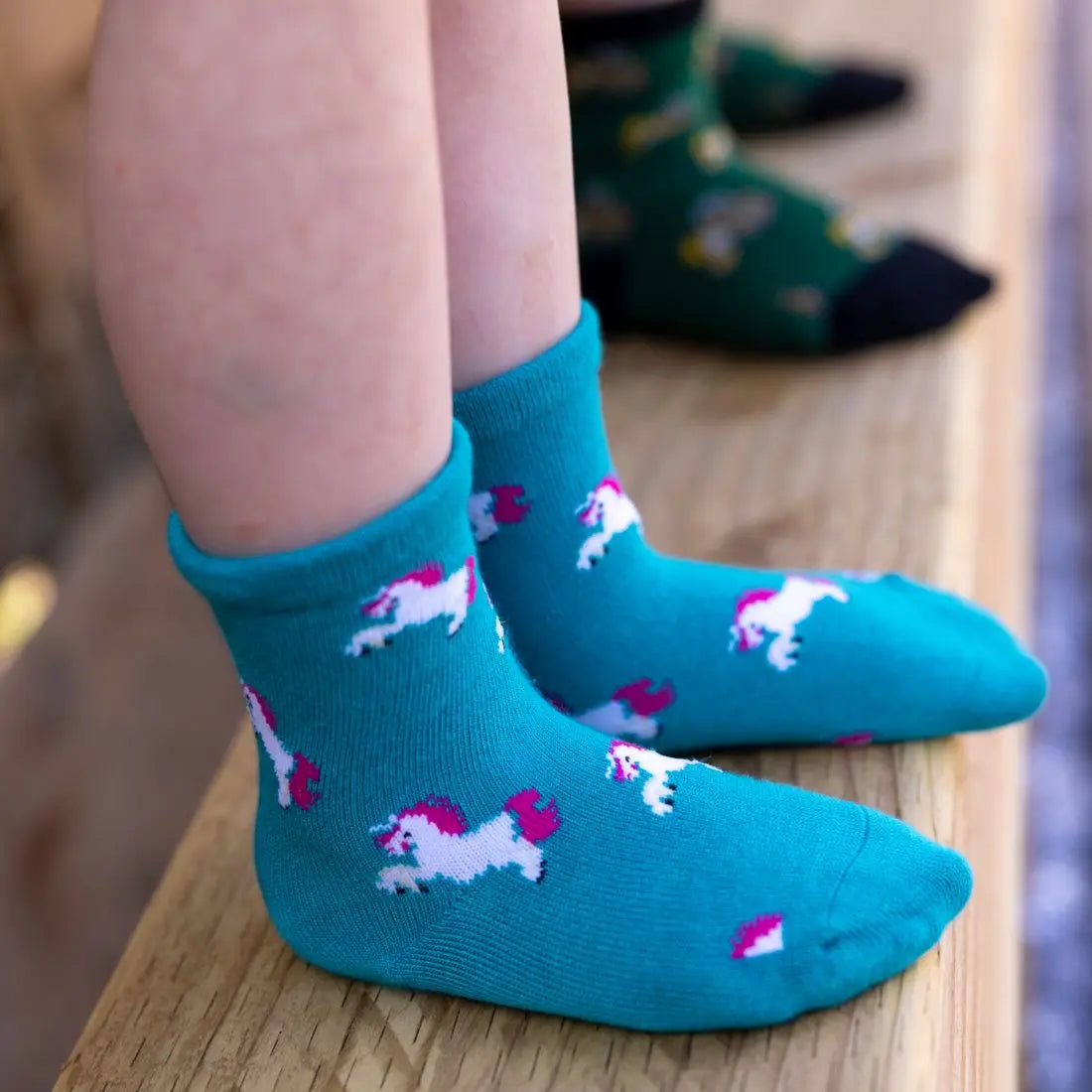 Children's Unicorn Bamboo Socks Swole Panda