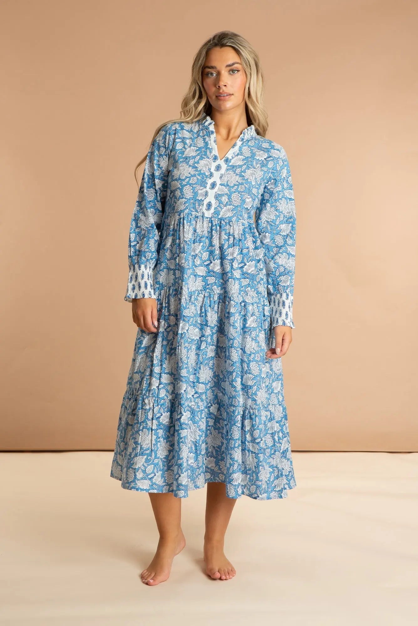 China Blue Paisley Beach Day Set inara
