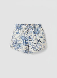 Chinoiserie Whimsy Women's Organic Cotton Pyjama Short Myza