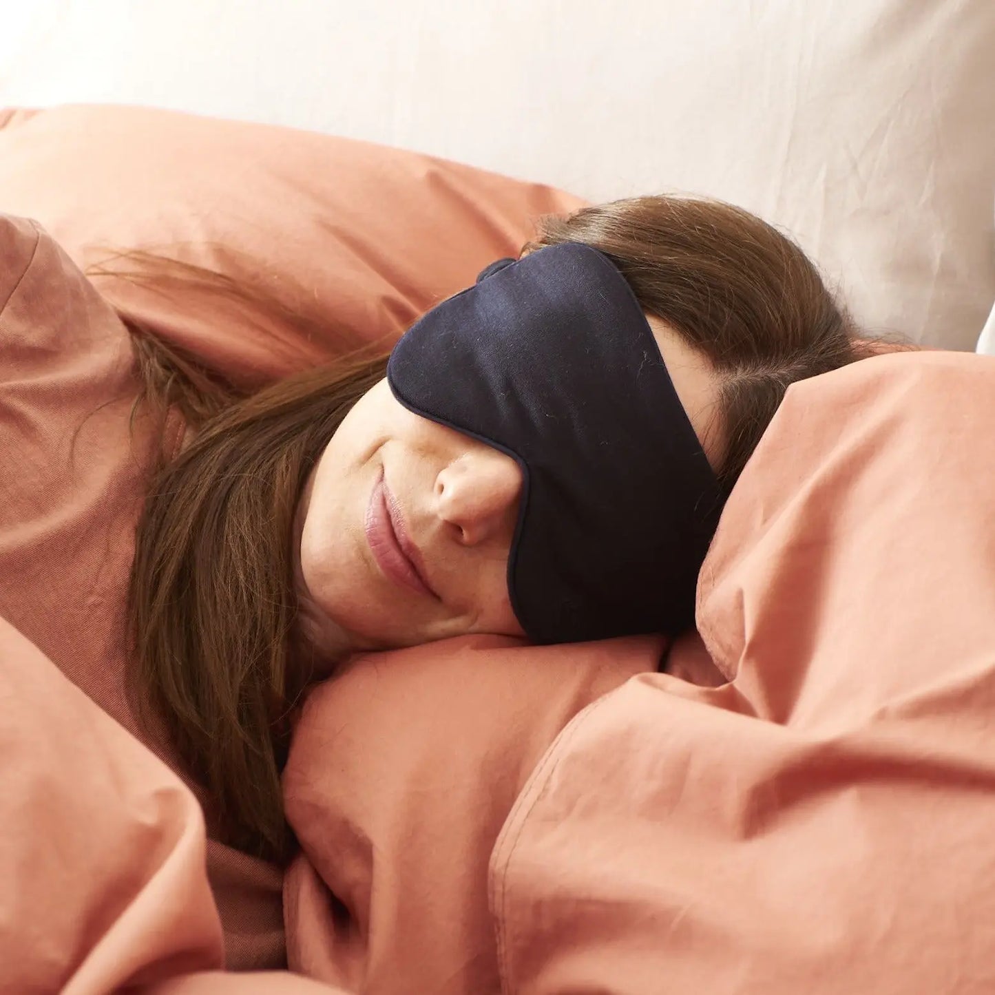 Chocolate Brown Pure Merino Sleepy Eye Mask Smalls Merino