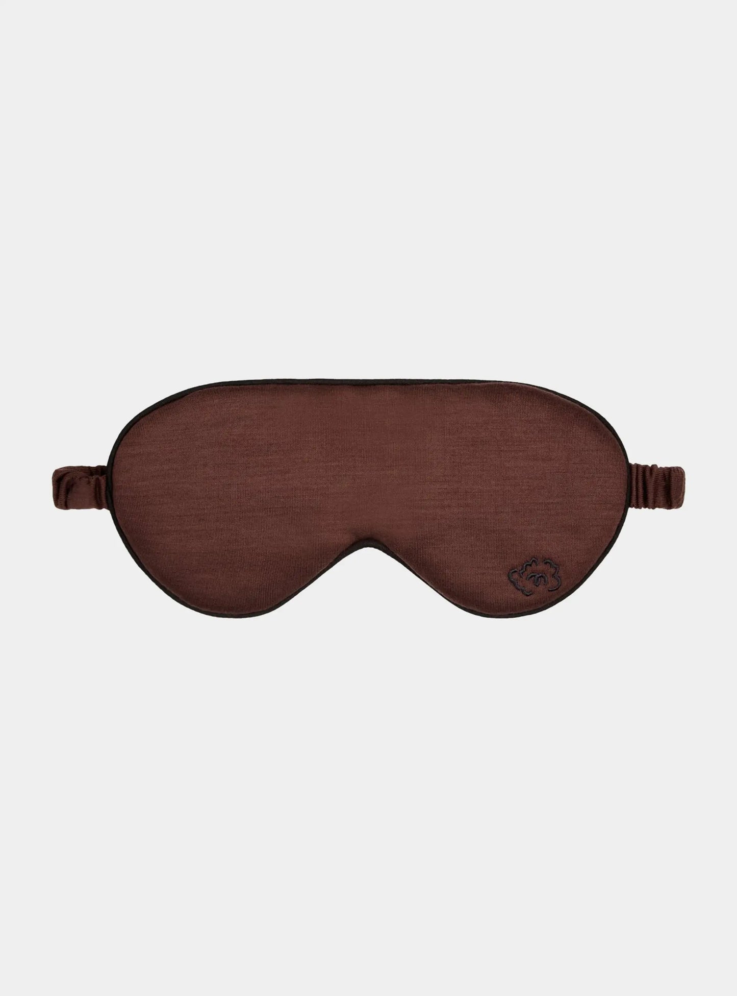 Chocolate Brown Pure Merino Sleepy Eye Mask Smalls Merino