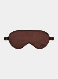 Chocolate Brown Pure Merino Sleepy Eye Mask Smalls Merino