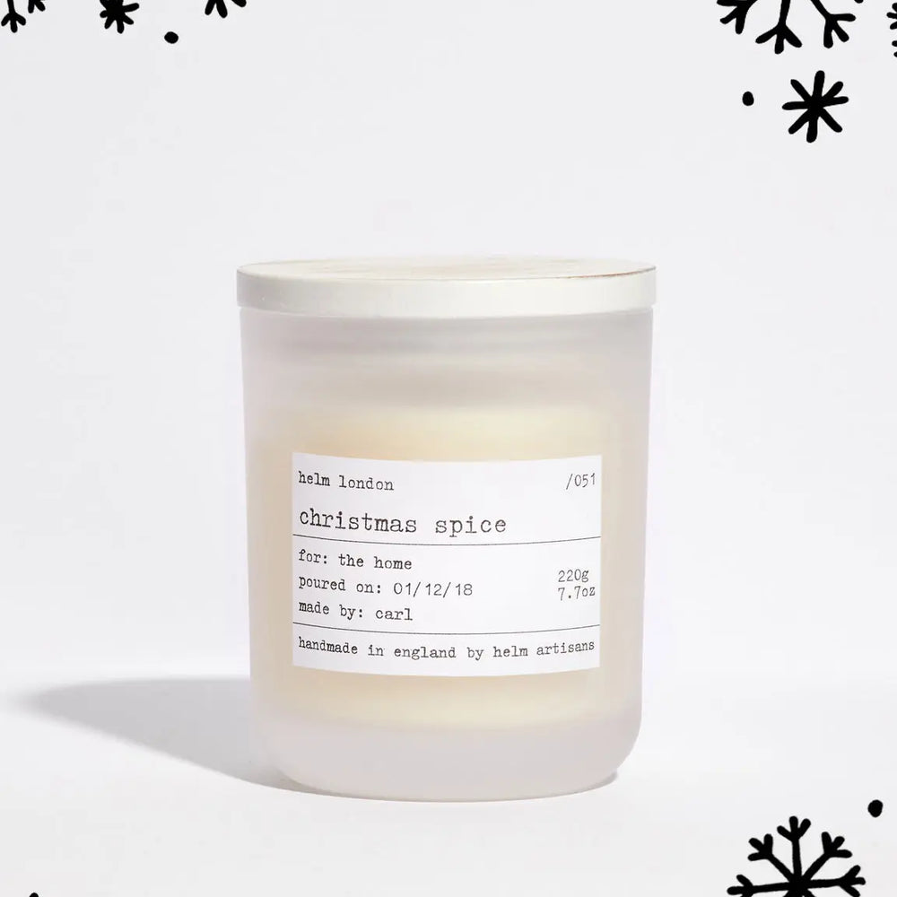 Christmas Spice Luxury Candle - Limited Edition Helm London