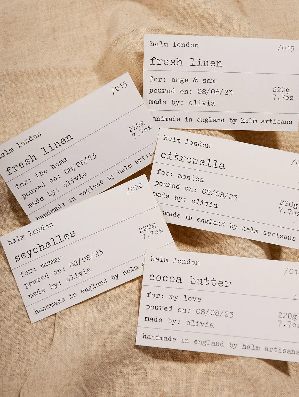 Christmas Spice Luxury Candle - Limited Edition Helm London