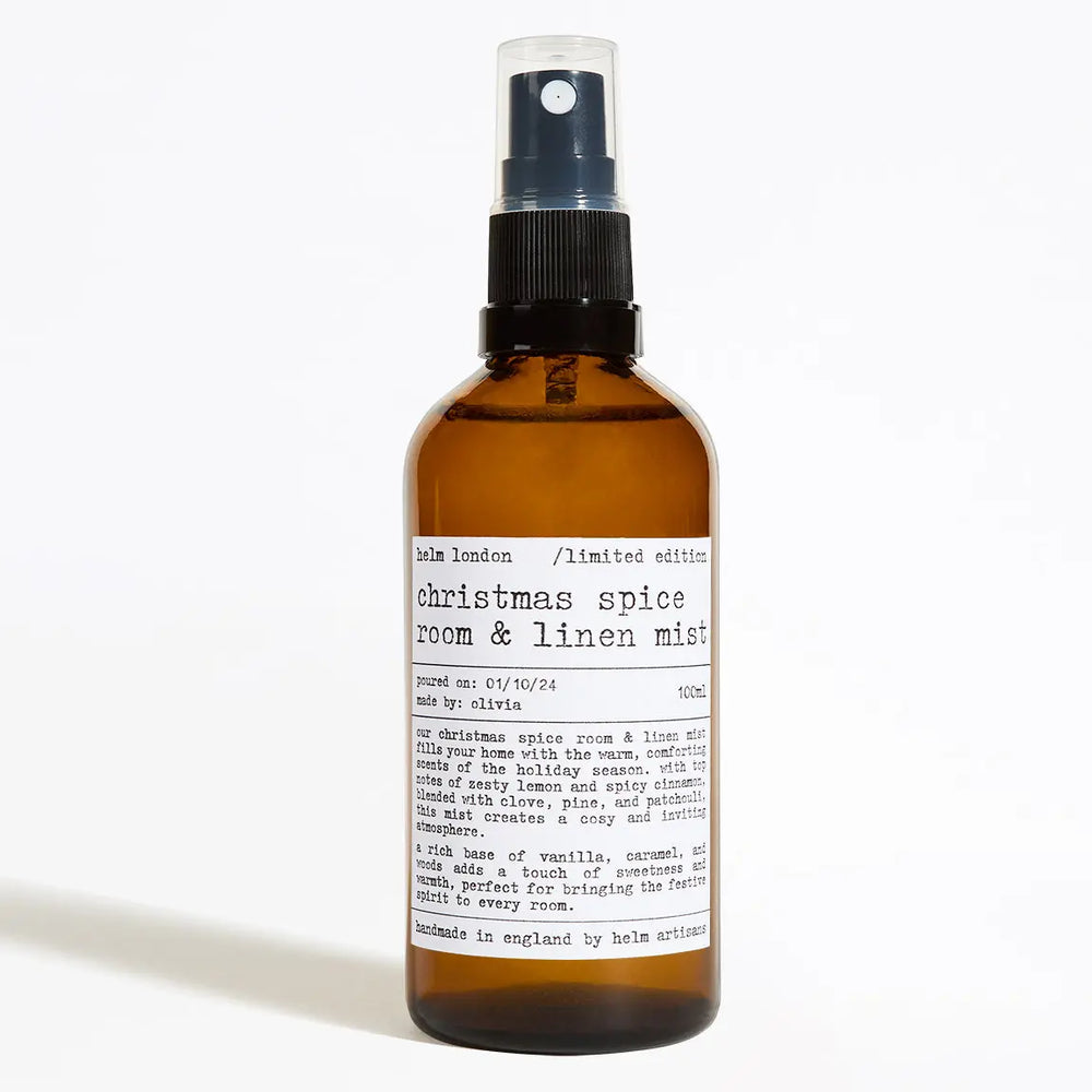Christmas Spice Room & Linen Mist - 100ml - Limited Edition Helm London