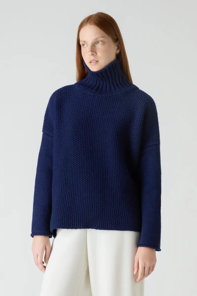 Chunky Moss Wool Sweater/S Bamford