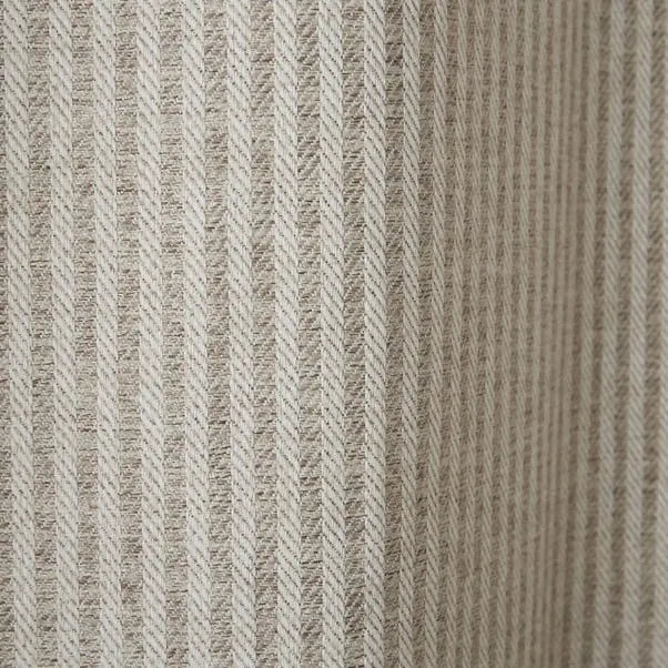 Churchgate Herringbone Stripe Eyelet Curtains Dunelm