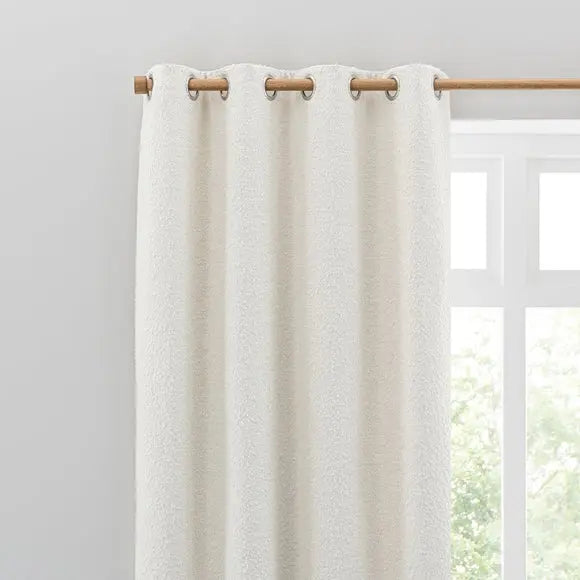 Churchgate Woodhouse Boucle Eyelet Curtains Dunelm