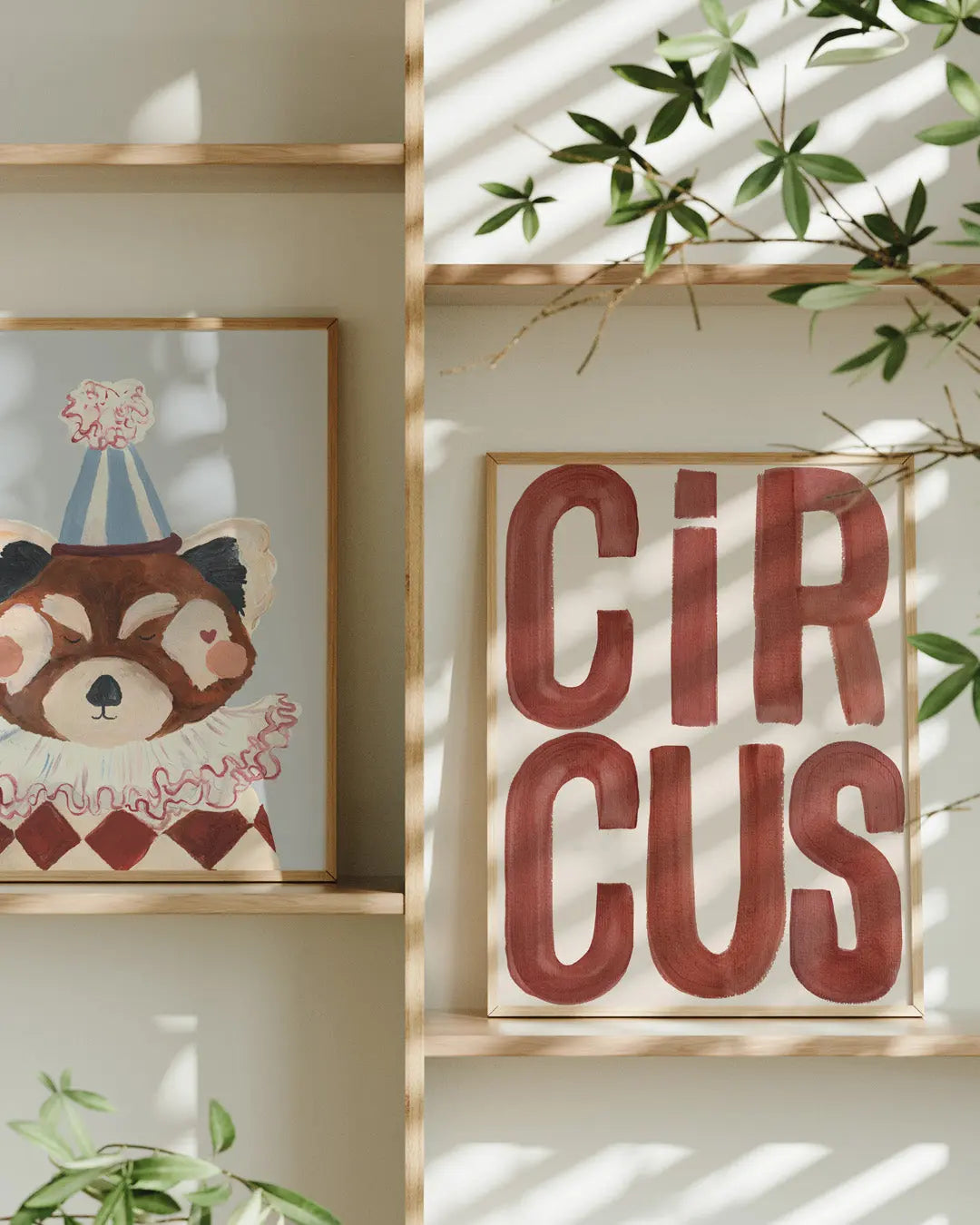 Circus' - Word Art Print Lion & The Pear