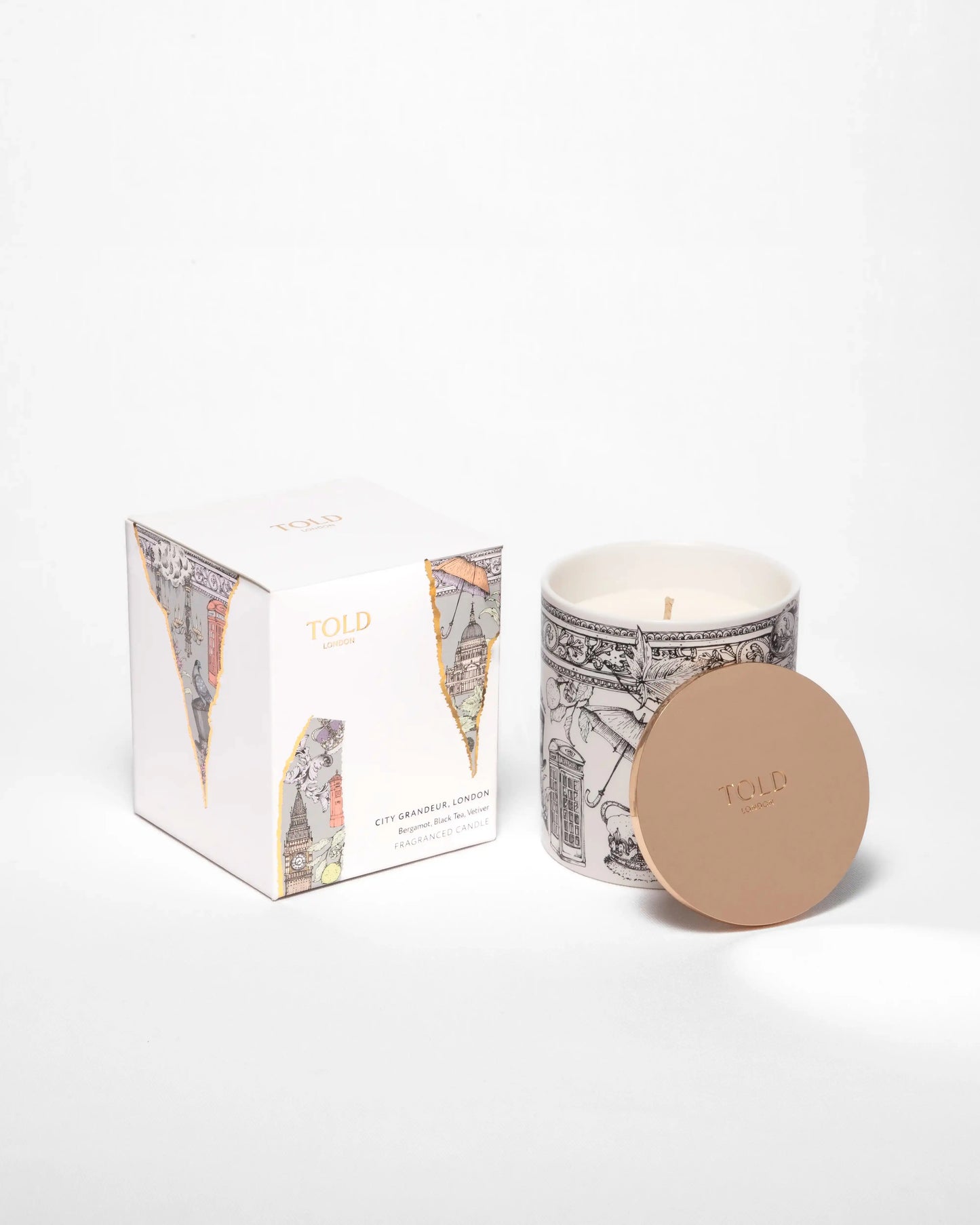 City Grandeur, London Candle, 300g Told London