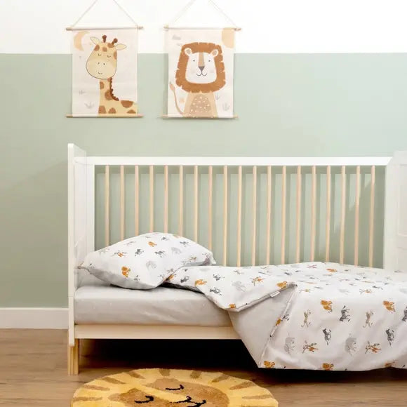 Clair de Lune Jungle Dreams Cot Bed Set Dunelm