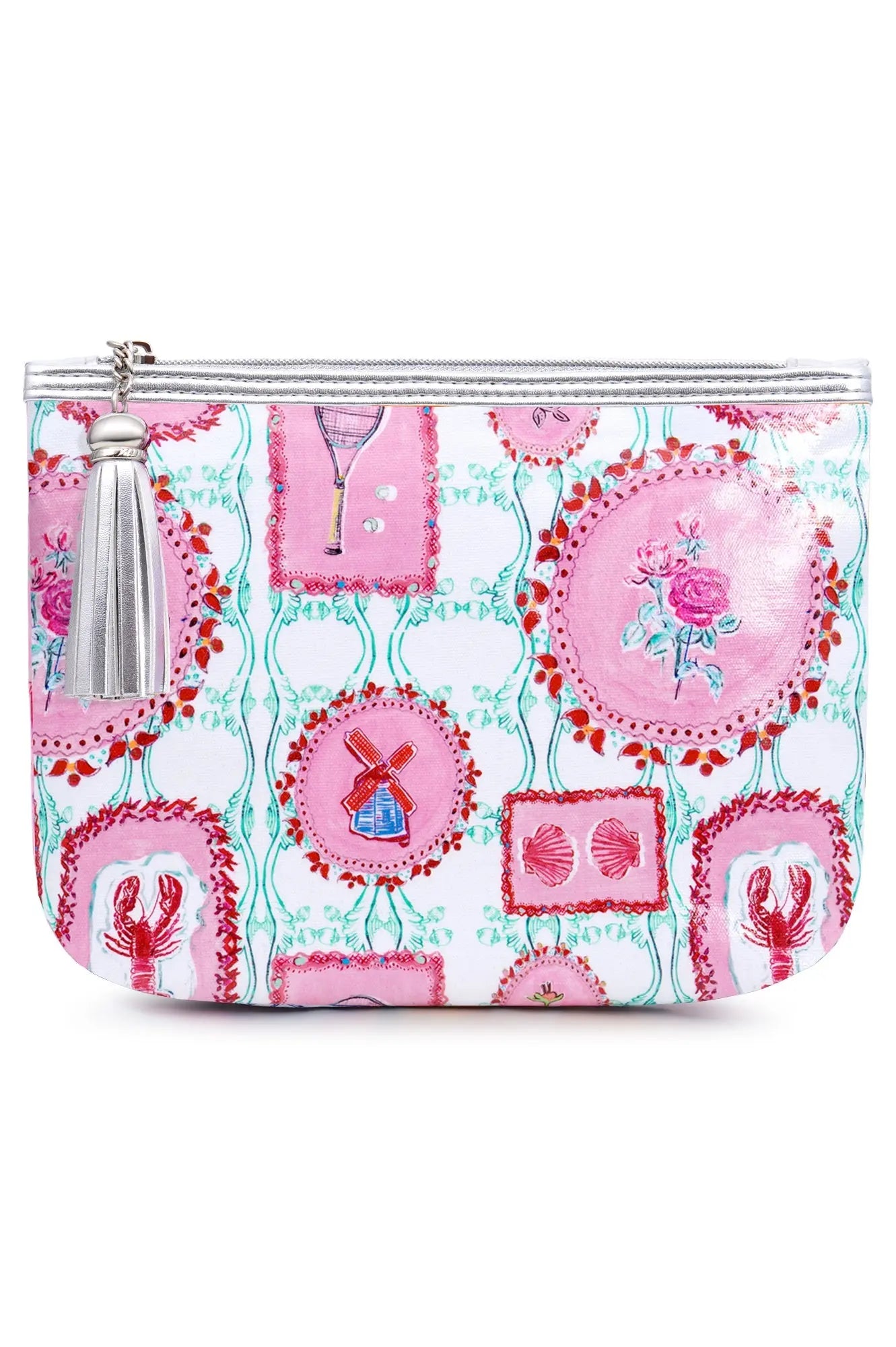 Classic Make-Up Bag / "The Hamptons" Jessica Russell Flint