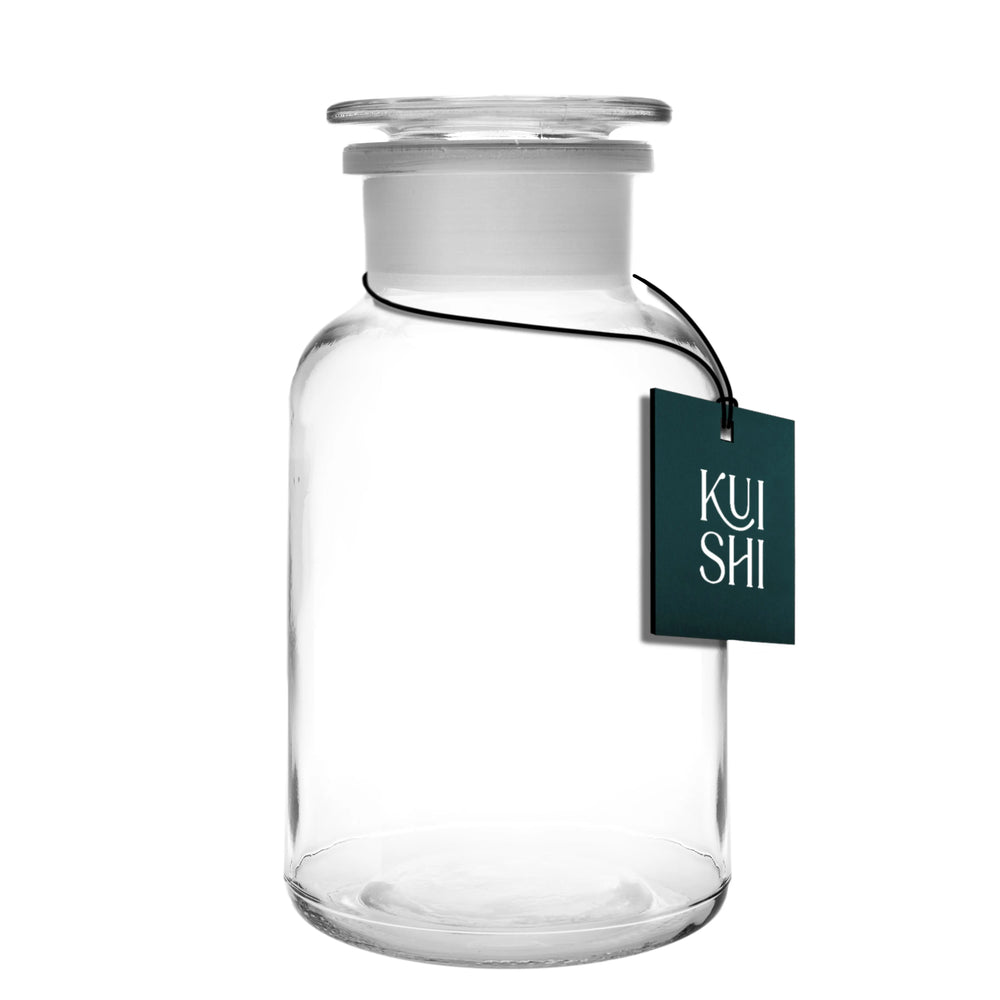 Clear Glass Apothecary Jars Kuishi