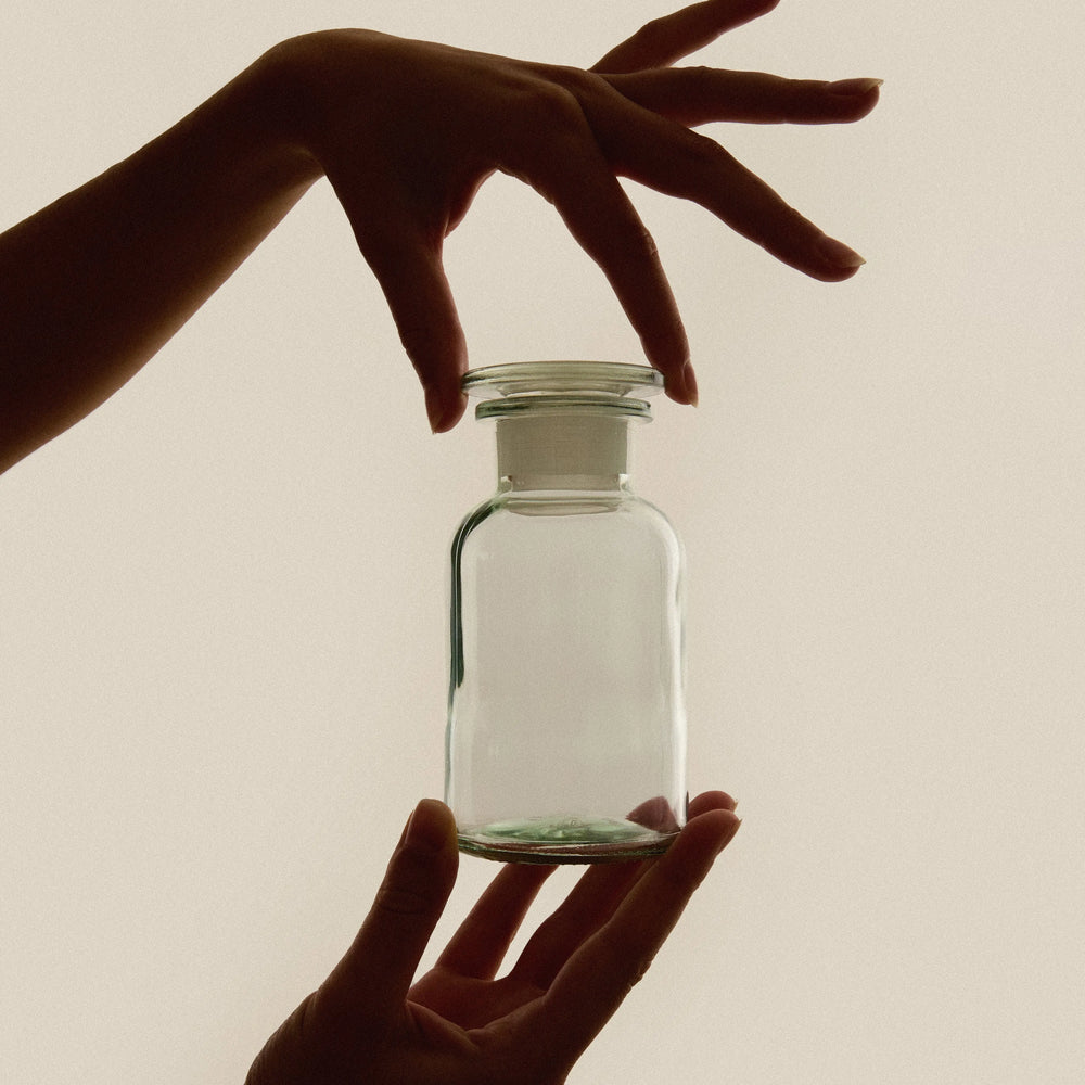 Clear Glass Apothecary Jars Kuishi