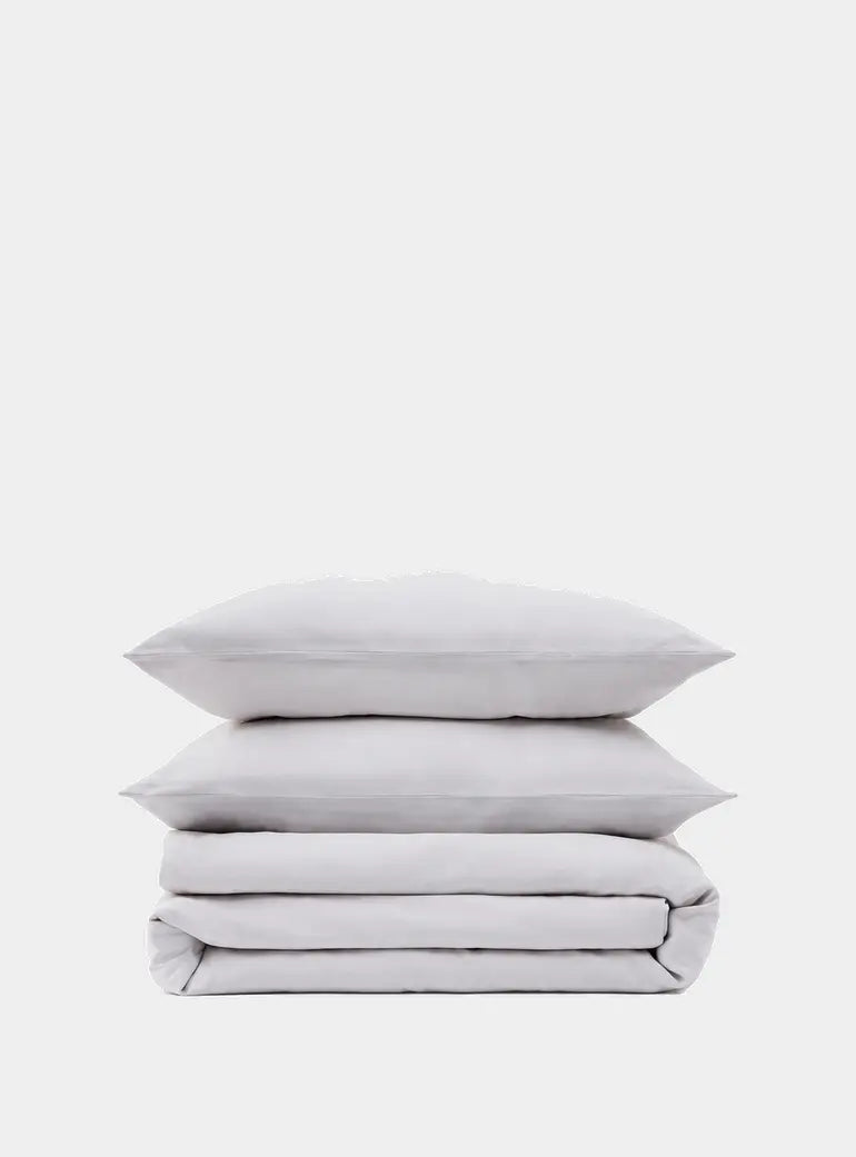 Cloud Grey Cool Linen Bedding Set Simba