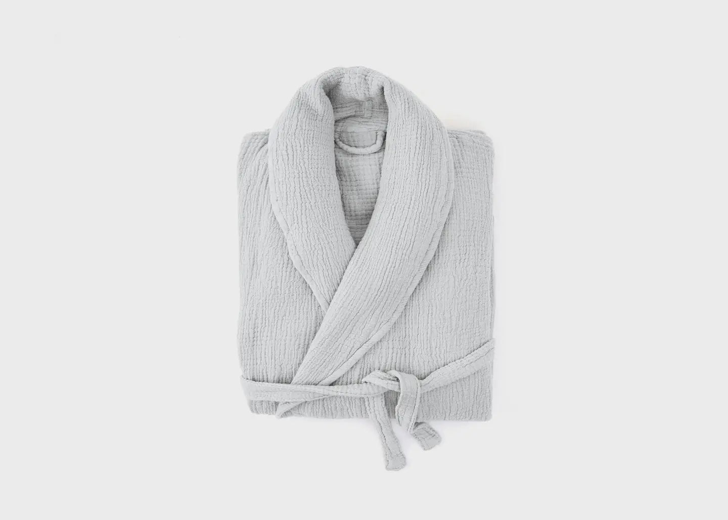 Cloud Grey Soft Muslin Robe Simba