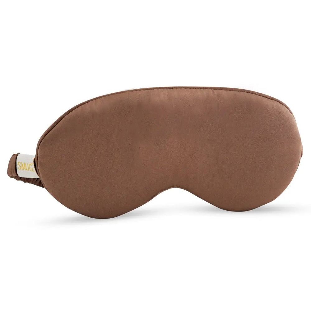 Cloud Padded Satin Sleep Mask - Mocha SMUG