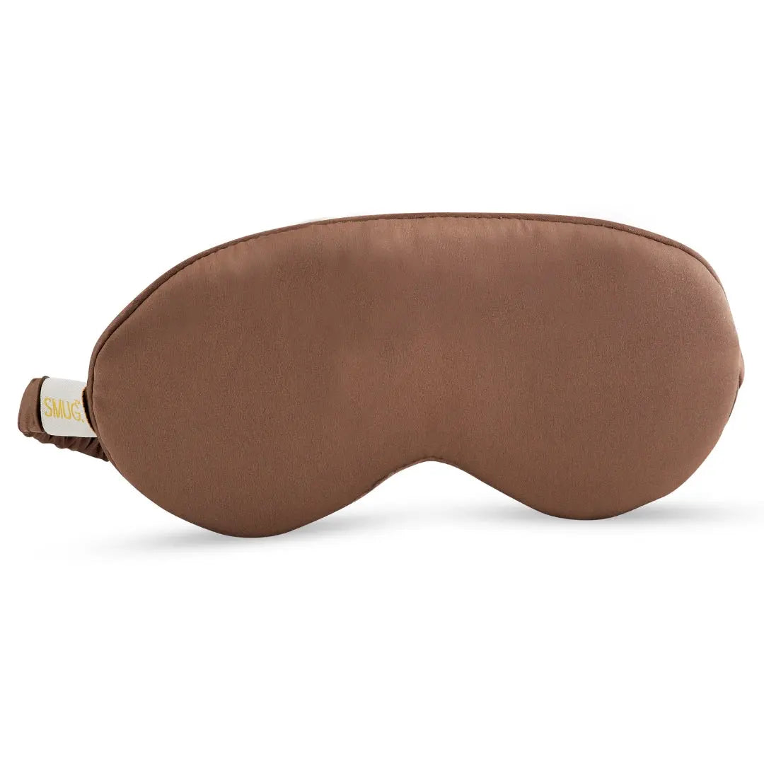 Cloud Padded Satin Sleep Mask - Mocha SMUG