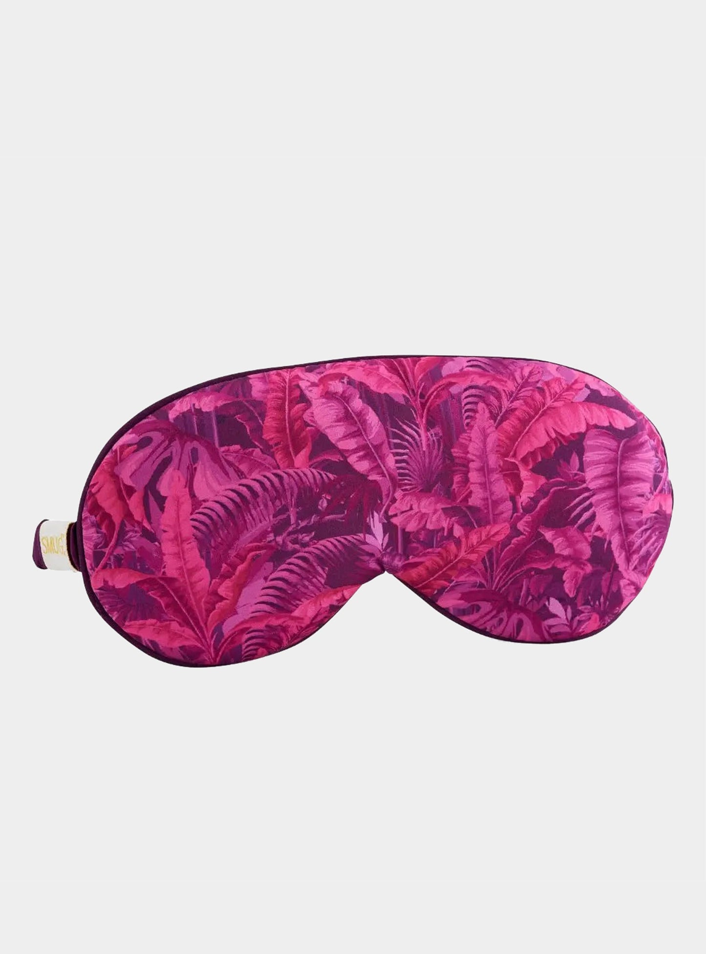 Pink Fern Cloud Padded Satin Sleep Mask SMUG
