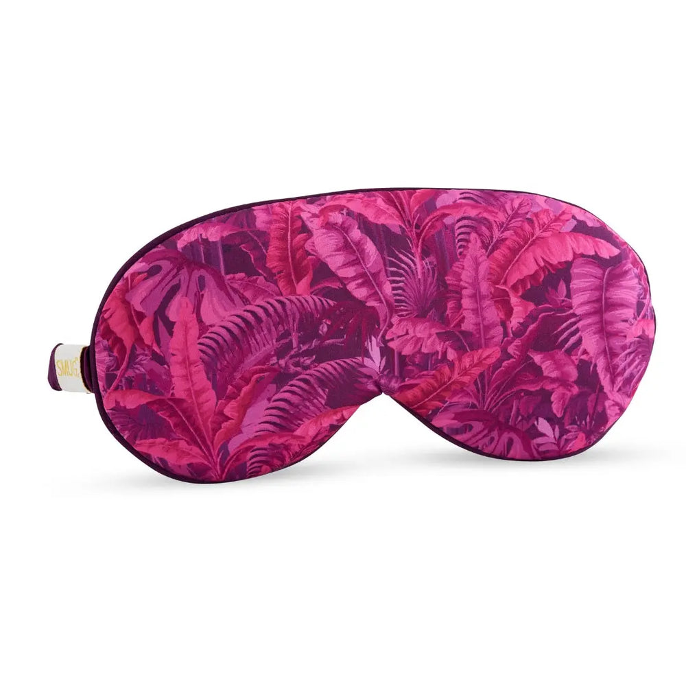 Cloud Padded Satin Sleep Mask - Pink Fern SMUG