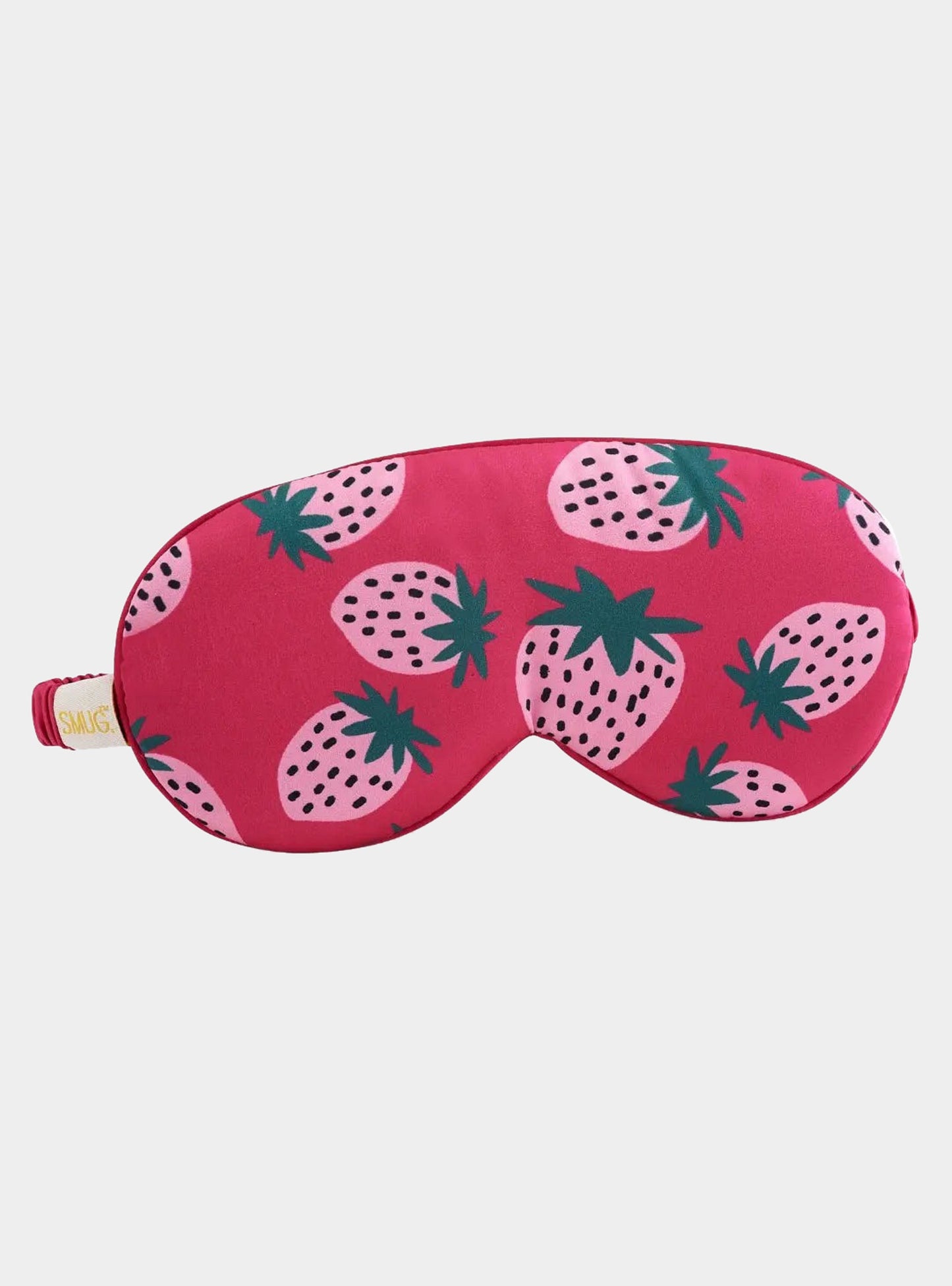 Strawberry Dreams Cloud Padded Satin Sleep Mask SMUG