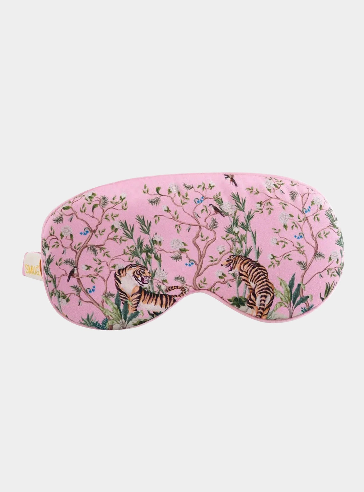 Tiger Cloud Padded Satin Sleep Mask - SMUG