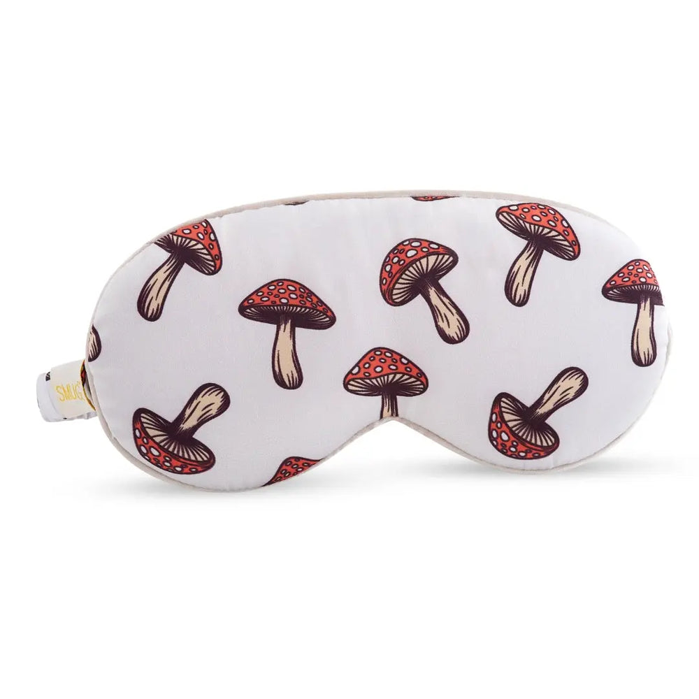 Cloud Padded Satin Sleep Mask - Toadstool SMUG
