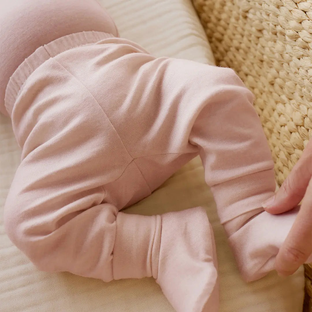 Cloud Pink Merino Leggings Merino Kids UK