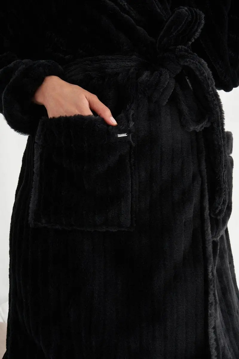 Cloud Robe in Black Pretty You London