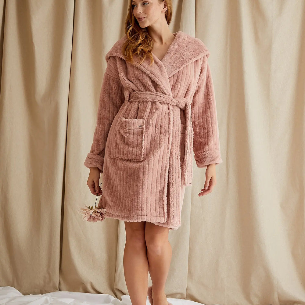 Cloud Robe in Dusky Pink Pretty You London
