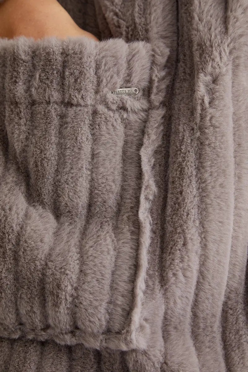 Cloud Robe in Mink Pretty You London
