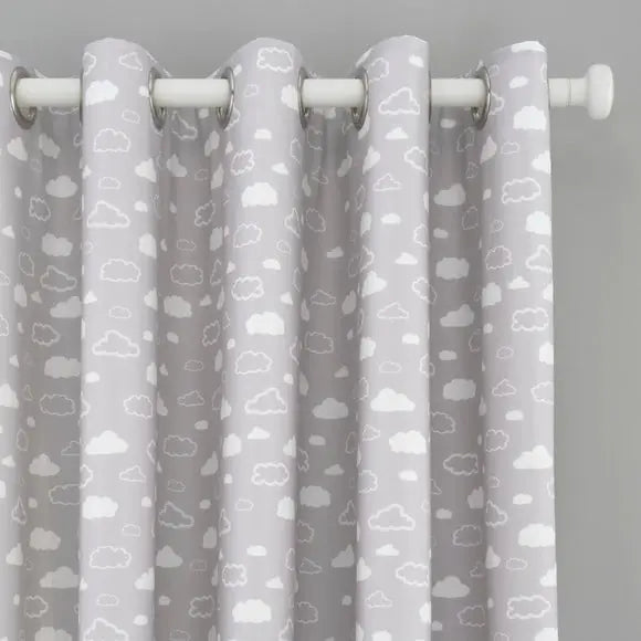 Cloud Thermal Blackout Eyelet Curtains Dunelm