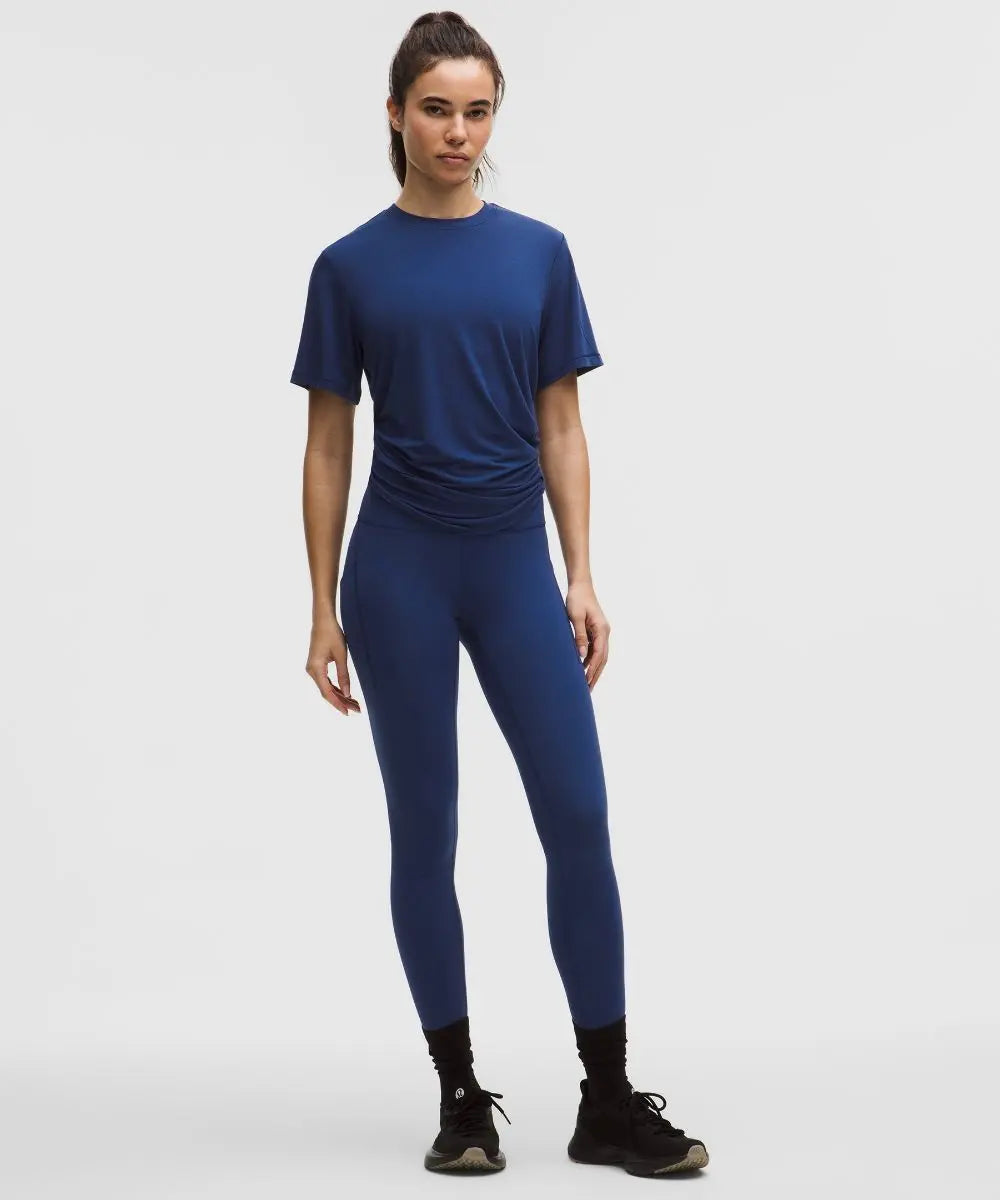 Clubhouse Blue Women's Wunder Train High-Rise Tight with Pockets Lululemon