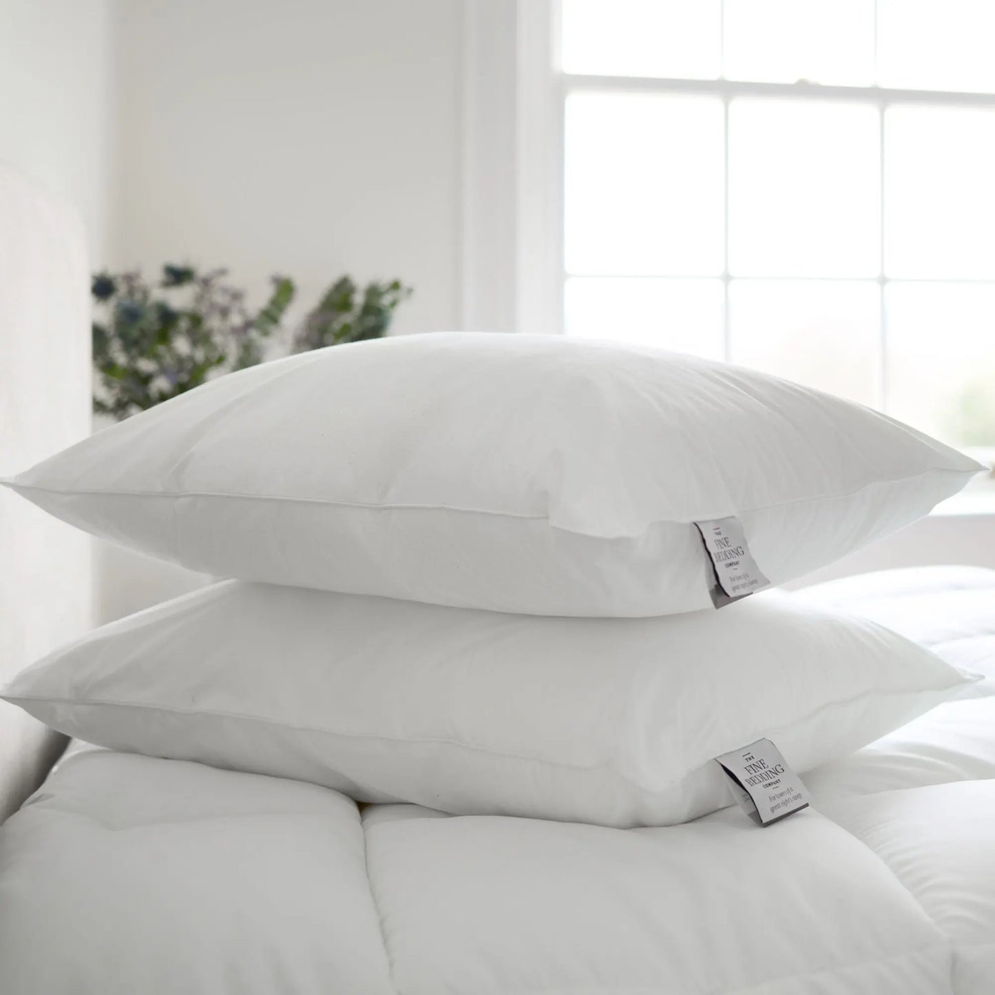 Clusterfull Pillow Pair - Medium Support The Fine Bedding Company