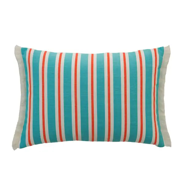 Coast Turquoise & Spritz, Hollowfibre, Cushion, Turquoise/Spritz Sophie Paterson Stripe Andrew Martin
